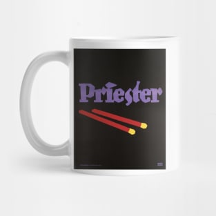 PRIESTER MATCHSTICKS c1910 by Lucian Bernhard Vintage German Sachplakat Style Mug